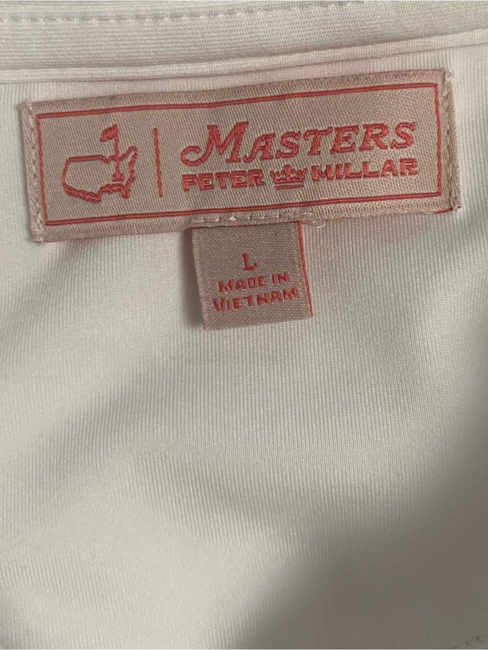 Masters Peter Millar Golf Shirt Polo Top Womens L Sleeveless Performance Preppy - Picture 12 of 15